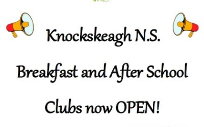 Breakfast and After School Club Open